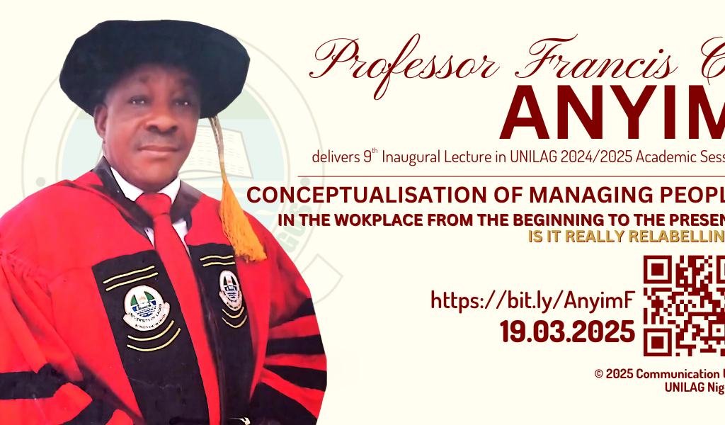 Professor Anyim Delivers 9th Inaugural Lecture in 2024/2025 Academic Session, March 19