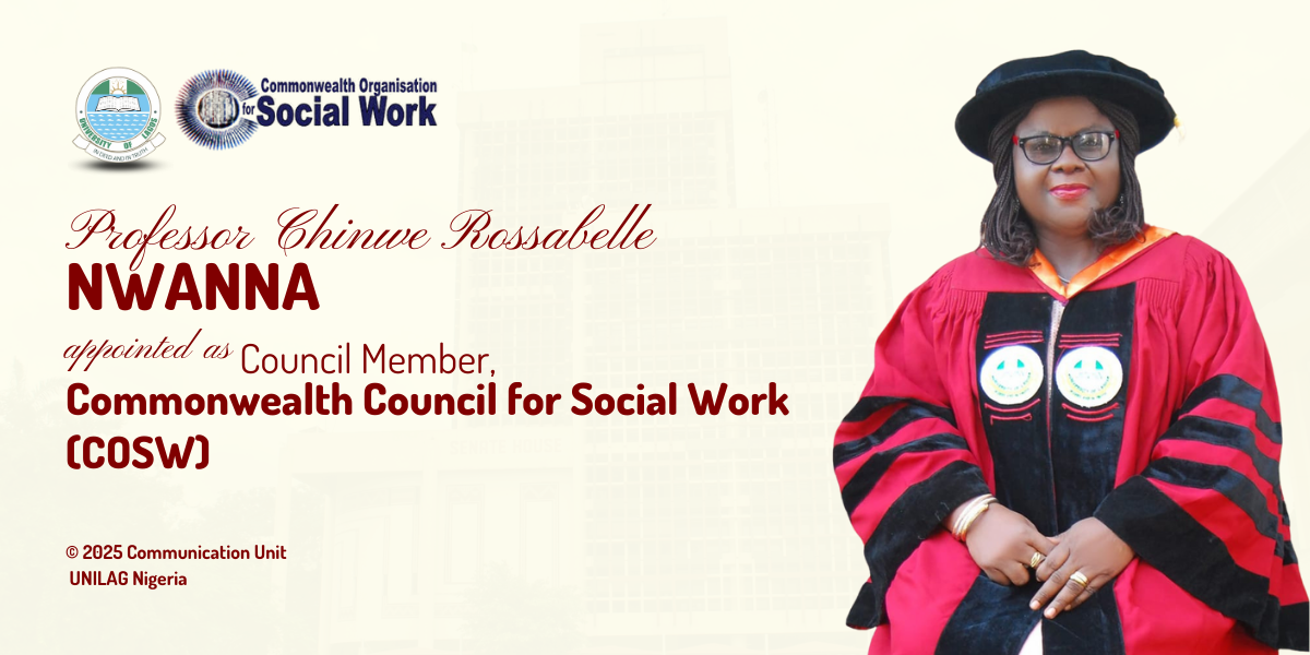 Professor Chinwe Nwanna appointed as Council Member, Commonwealth Council for Social Work (COSW)
