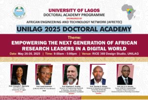 UNILAG Doctoral Academy Kicks Off, May 26