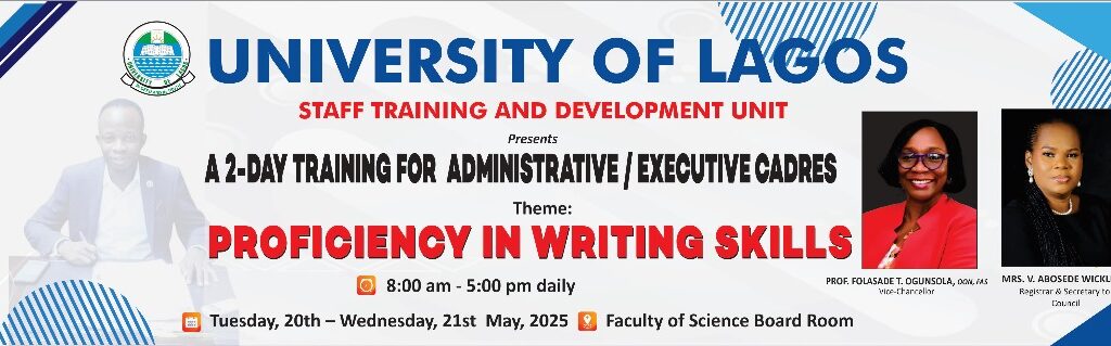 ST&DU, UNILAG Holds Proficiency in Writing Skills Workshop, May 20 & 21