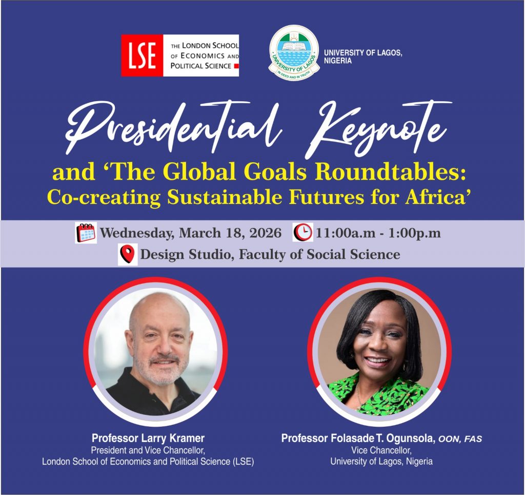UNILAG Hosts LSE’s Global Goals Roundtables, March 18