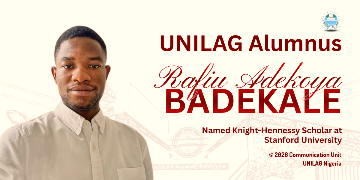 UNILAG Alumnus, Rafiu Badekale, Named Knight-Hennessy Scholar at Stanford University
