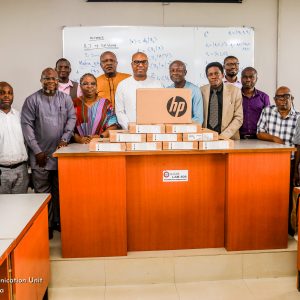 UNILAG Physics Department Receives Ten HP Laptops from Alumnus