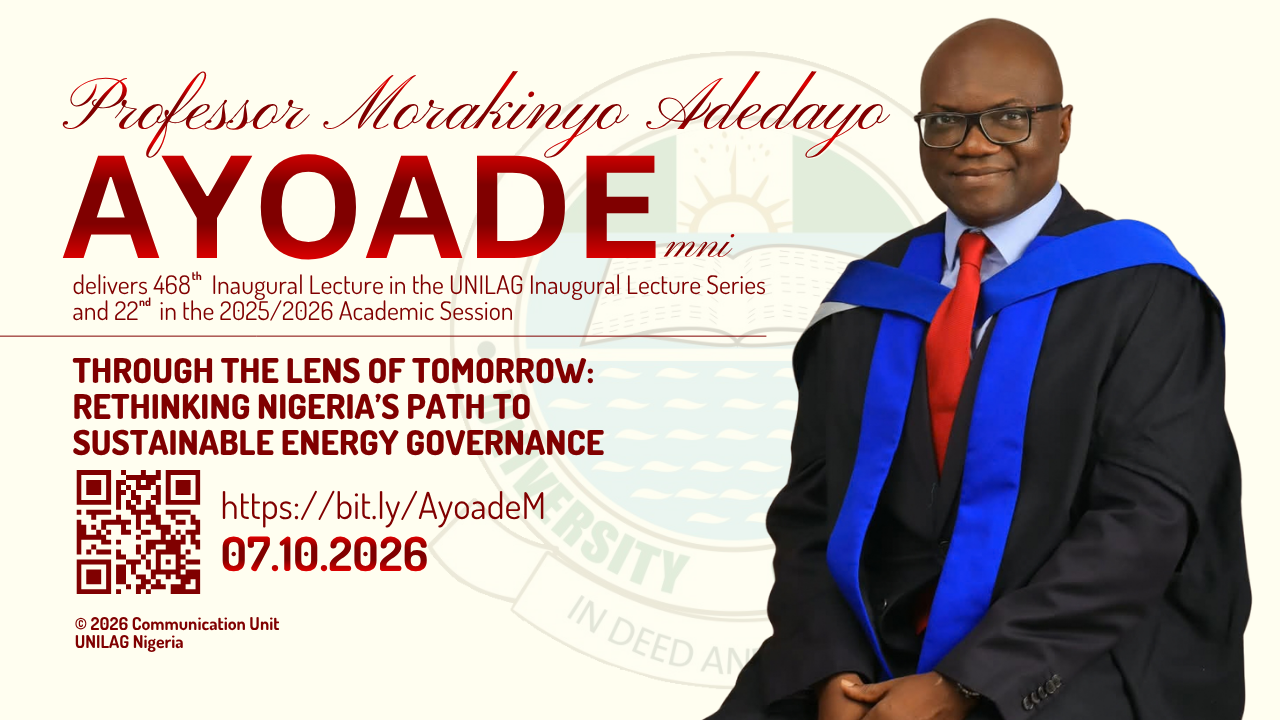Prof. Ayoade Delivers 22nd Inaugural Lecture, October 7
