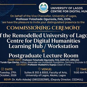 Commissioning of Remodelled CEDHUL Facilities holds, Oct. 27